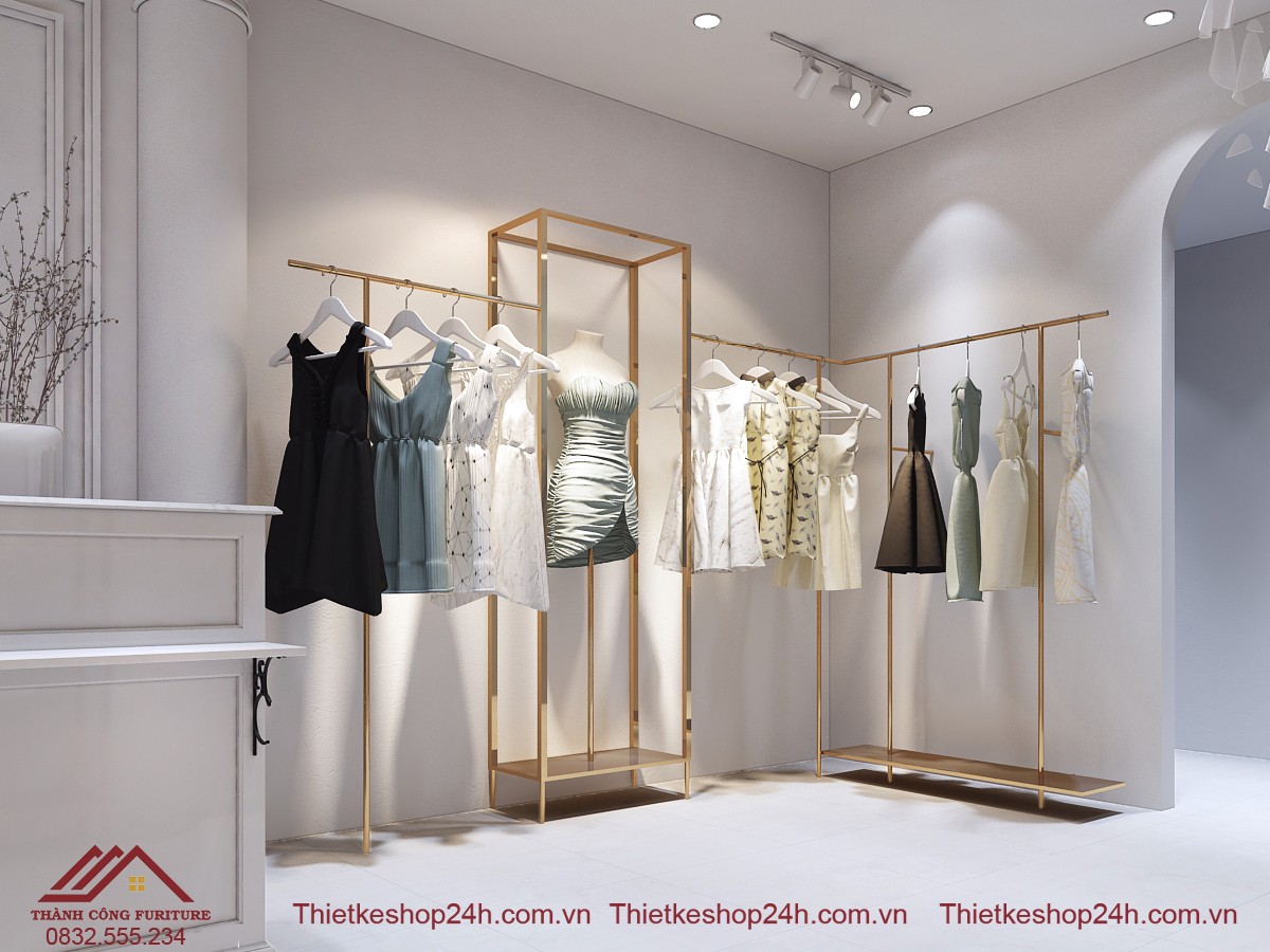 Thiết kế shop thời trang nữ cao cấp Anh Dũng Hà Nội